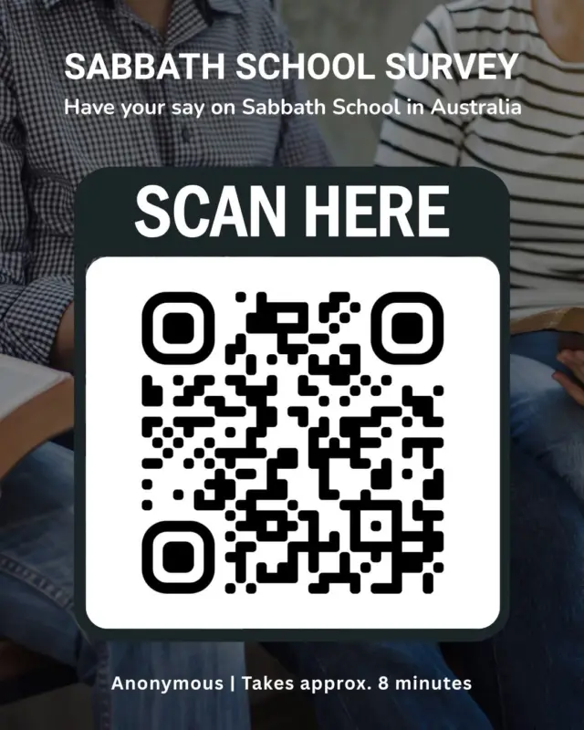 📢 Shape the Future of Sabbath School in Australia!

How is Sabbath School working for you? Whether you're a regular attendee, a leader, or haven't attended in a while, your voice matters.

The South Pacific Division wants your feedback to help strengthen future Sabbath School resources and initiatives.  Only takes just 8 minutes and is 100% anonymous

👉 Take the survey today: https://www.surveymonkey.com/r/W68ZGVP